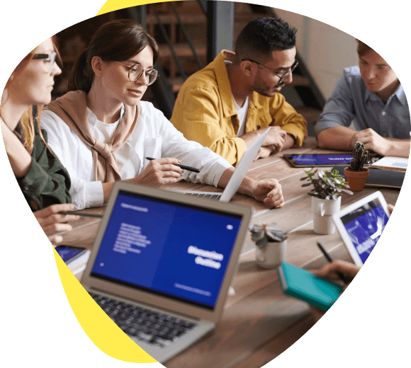 Stacksole team working on web development and digital solutions